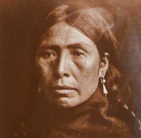 Edward Curtis, Rare Native American Indian Portrait